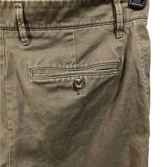 GOODFELLOW & CO Men's Paris Green Athletic-Fit Hennepin Chino Pants SZ 33 - Picture 6 of 6